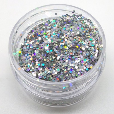 Chunky Glitter Pure Holo Silver 